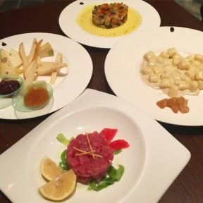 Gluten-free appetizers from Il Viaggio